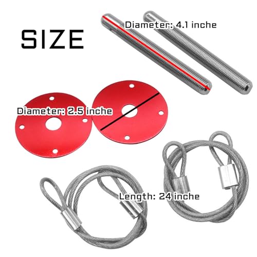 Stainless Hood Pin Lock Kit L371