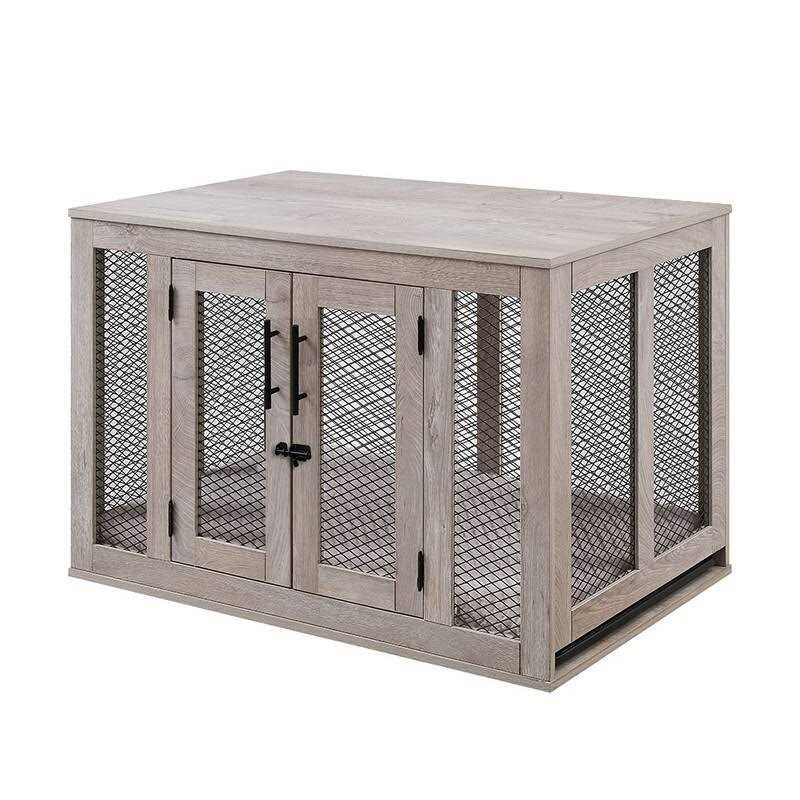 Dog Crate with Cushion and Tray C1647