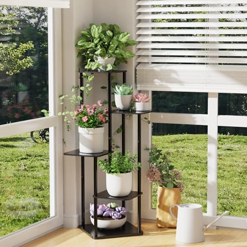 5 Tier Bamboo Plant Stand O6629