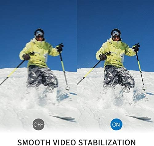 4K 30FPS Touch Screen Wifi Sports Underwater Camera with 2 Rechargeable Batteries F68223