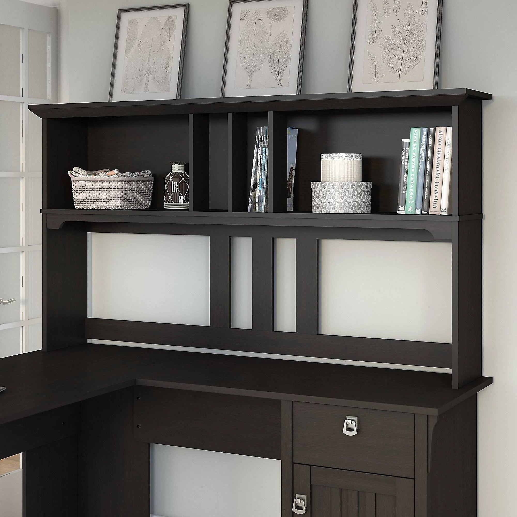 60W Hutch for L Shaped Desk O5722
