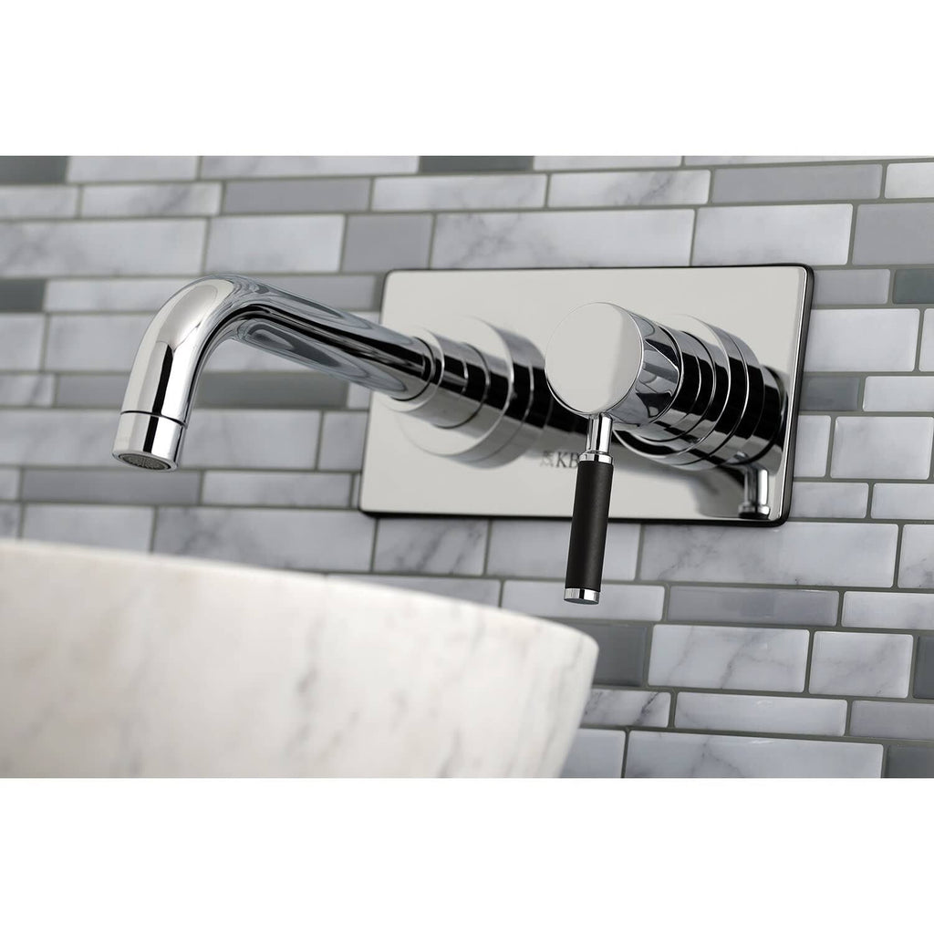 Polished Brass Wall Mount Bathroom Faucet Z7278