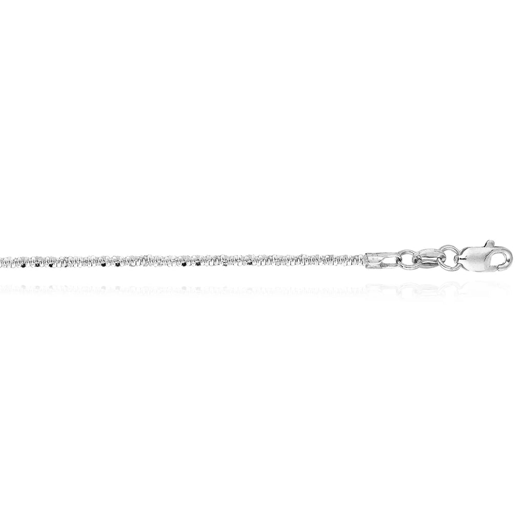 14K Gold 1.5mm Diamond-Cut Chain 16"-20" Z417