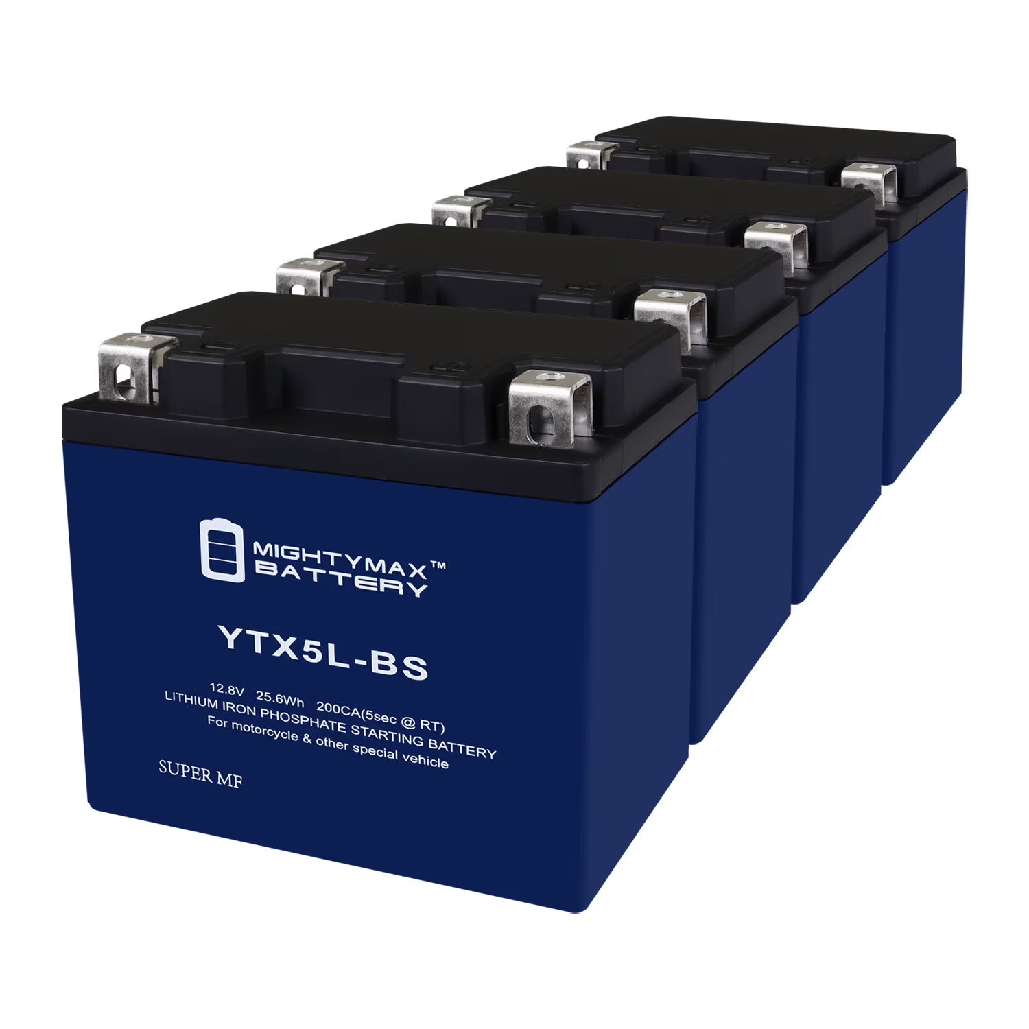 YTX5L-BS Lithium Replacement Battery 4 Pack Z701275