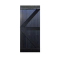 Knotty Pine Solid Wood Barn Door Slab W439