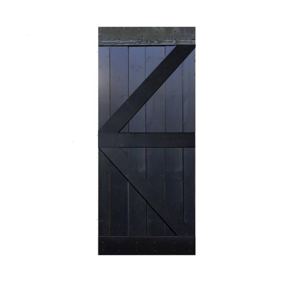 Knotty Pine Solid Wood Barn Door Slab W439