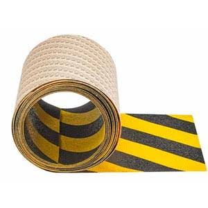 Black / Yellow Slip-Resistant Tape, 2 in x 60 ft D3519
