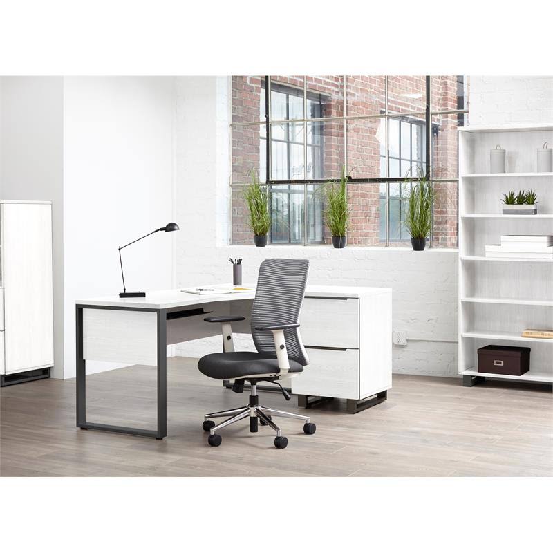 White Bookcase M695