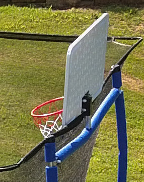 10' x 15' Rectangle Trampoline with 2 Basketball Hoop and Safety Pad X1496