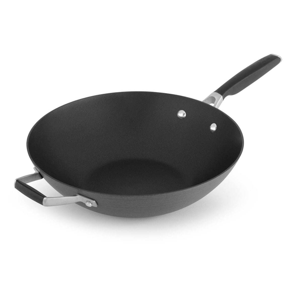12 Inch Nonstick Hard-Anodized Stir Fry Q914