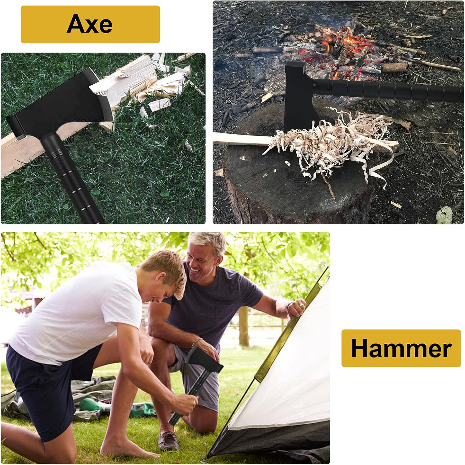 Survival Shovel Axe Multi-Tool with Carrying Box O7509