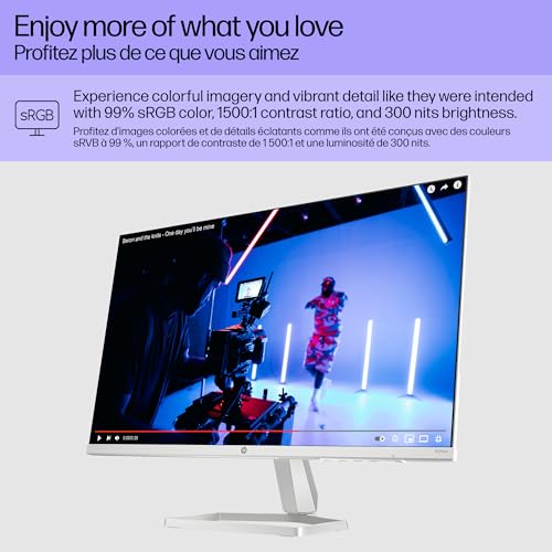 24 inch FHD IPS Monitor, 1920 x 1080, 99% sRGB, 1500:1 contrast ratio, 300 nits E36378