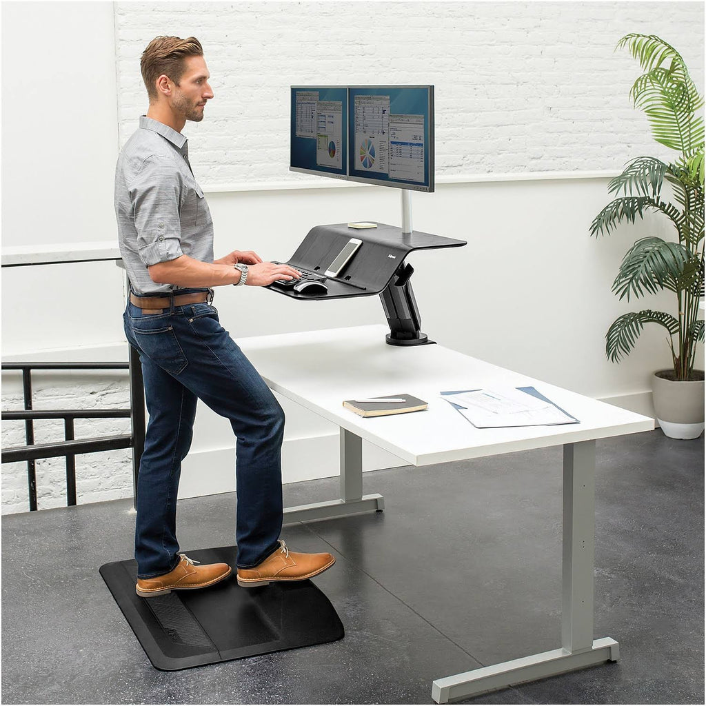 Black Sit-Stand Workstation V4041