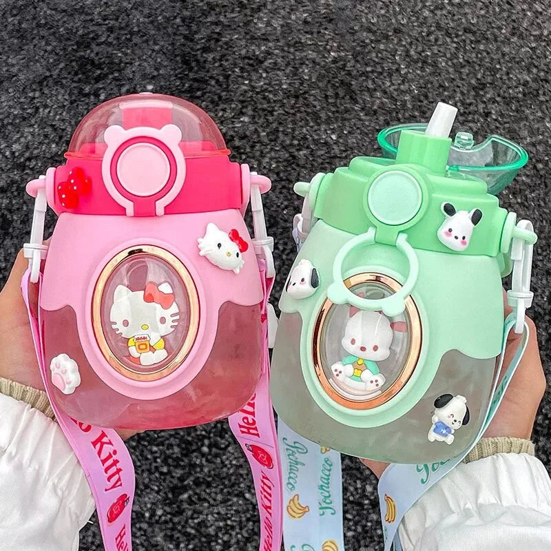 800ML Plastic Straw Water Bottle P83456