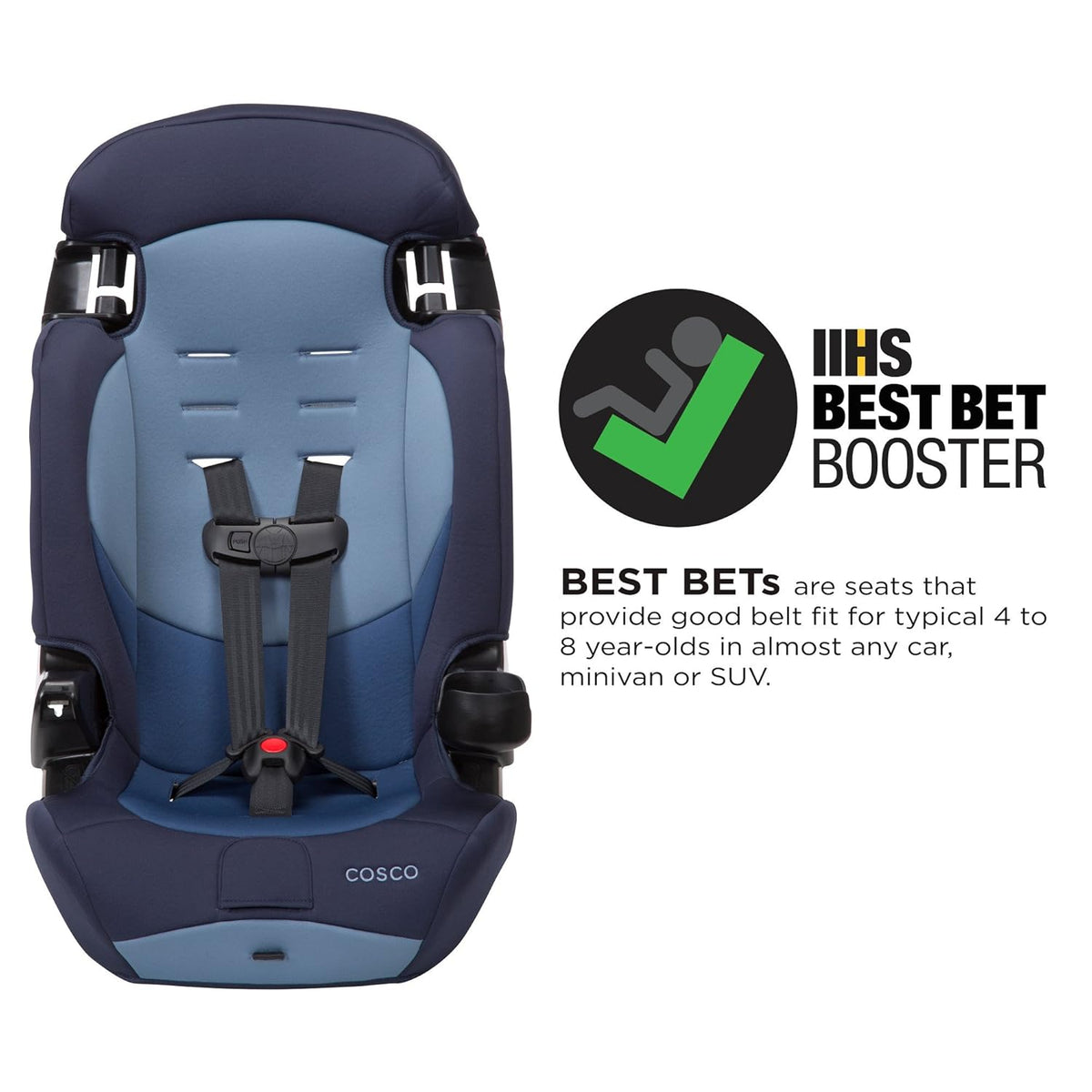2-in-1 Convertible Car Seat and Booster Seat W86394