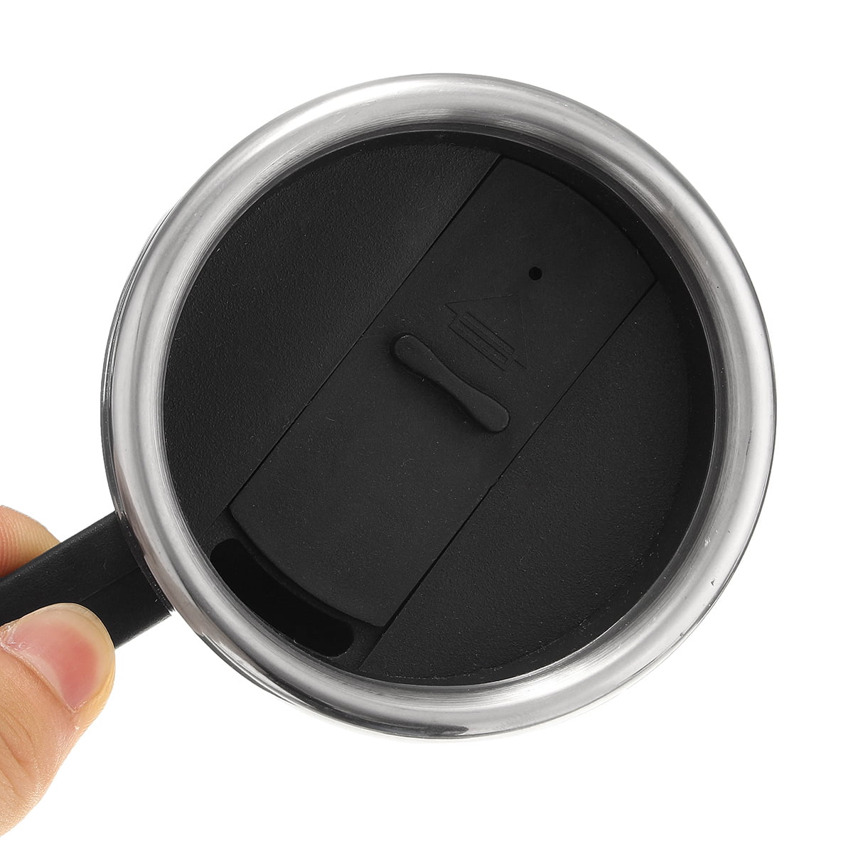 Stainless Steel 500ml Car Heating Cup with Anti-Spill Lid W194