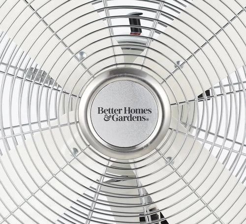16 inch Adjustable Height Oscillating 3-Speed Metal Stand Fan in Red G835