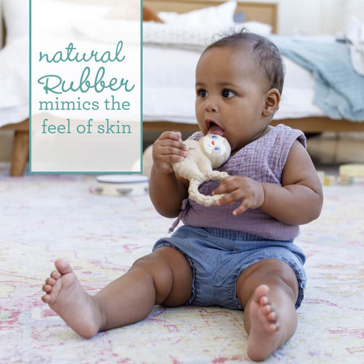 Beige Sloth Teether B125