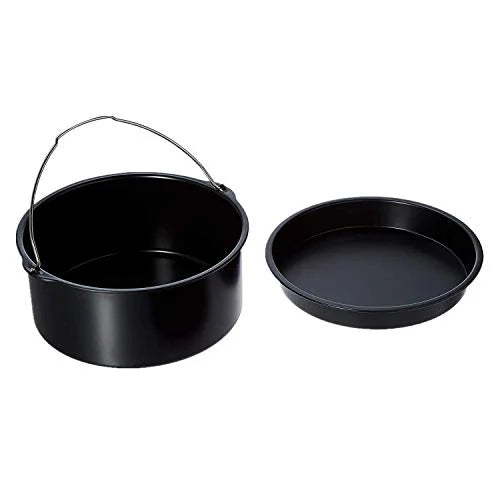 Black Round Air Fryer Accessories Set of 2 P93065