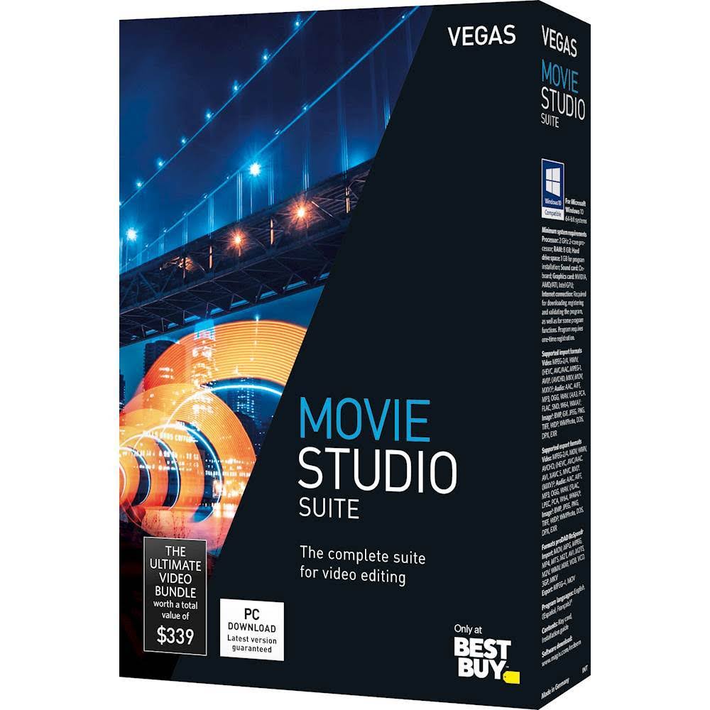 Vegas Movie Studio 17 Suite for Windows G5368