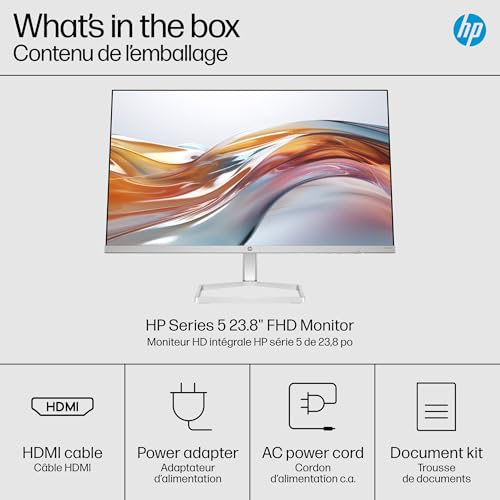24 inch FHD IPS Monitor, 1920 x 1080, 99% sRGB, 1500:1 contrast ratio, 300 nits E36378
