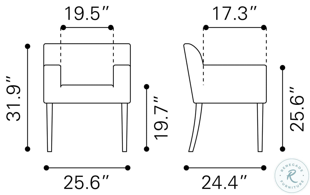 White Dining Chair B190072