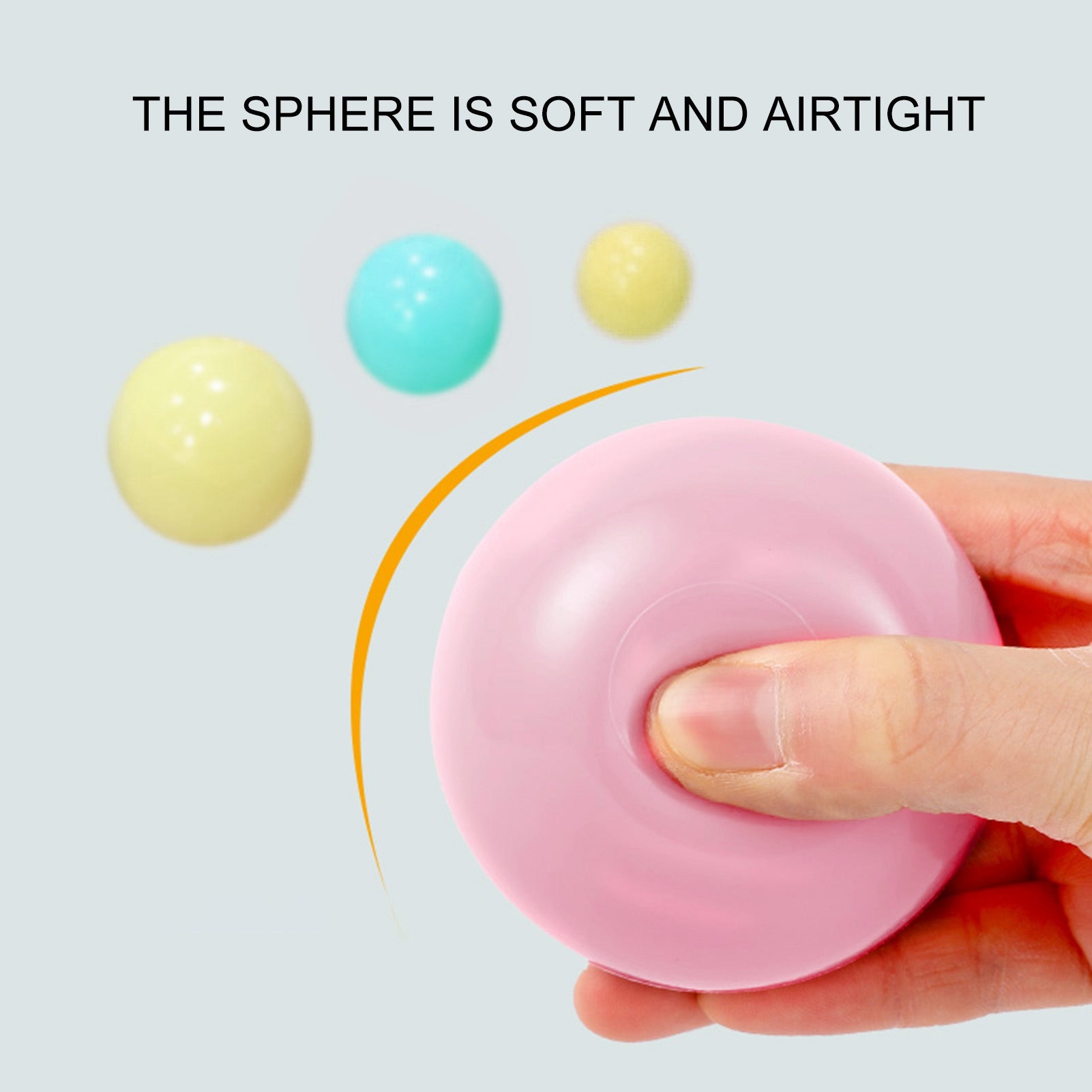 100Pcs Crush Proof Plastic Play Balls B898