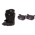 Pack of 2 Backless Booster Car Seats, Black X1735