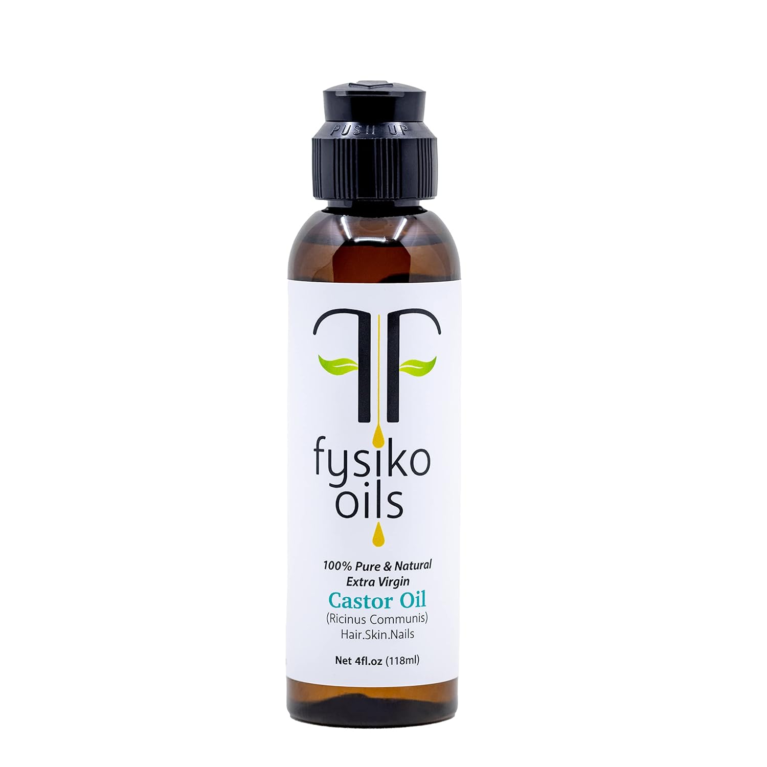 100% Pure Cold Pressed Castor Oil, 4 oz Y583