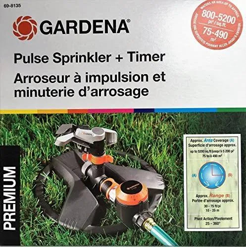 Pulse Sprinkler with Water Timer A340962