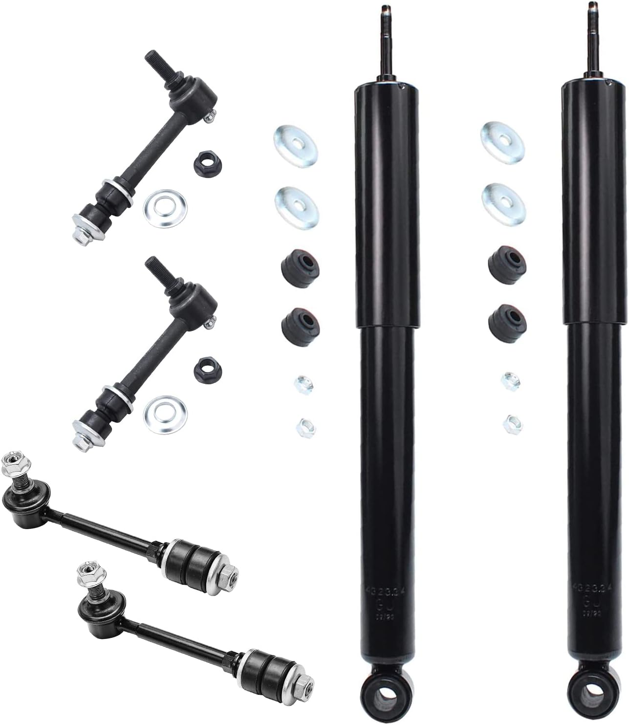 8pc Front Complete Struts + Rear Shock Absorbers Suspension Kit Y7914