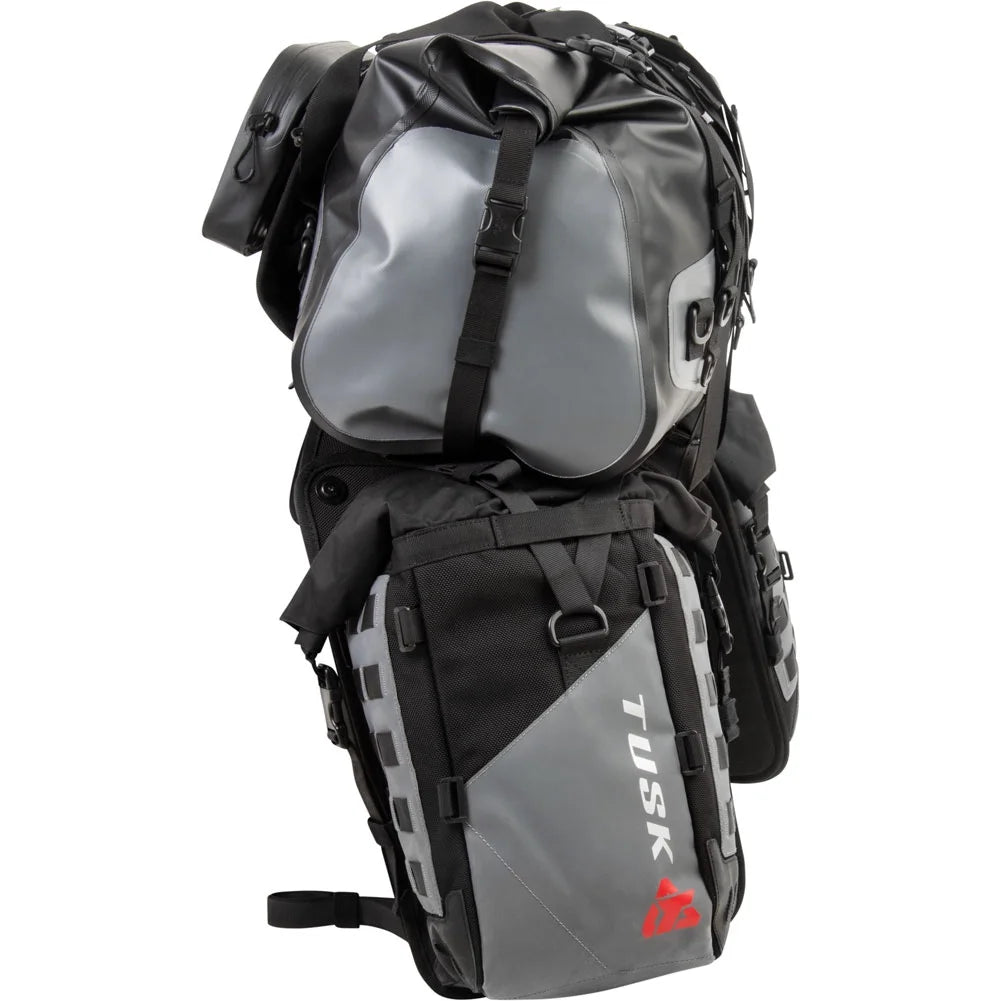 Rackless Luggage System with Medium Dry Duffel Tail Bag Standard Heat Shield A5350