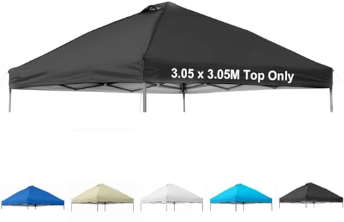 Silver Coated Oxford Cloth Canopy Replacement Top Cover Q44893