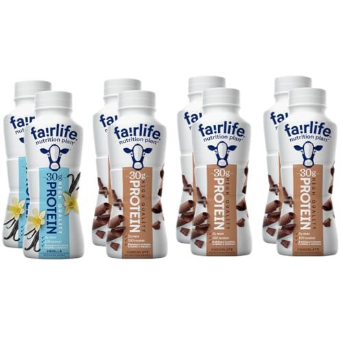 High Protein Shake Variety Pack - Chocolate & Vanilla - 11.5 Fl Oz (8 Pack) N5051