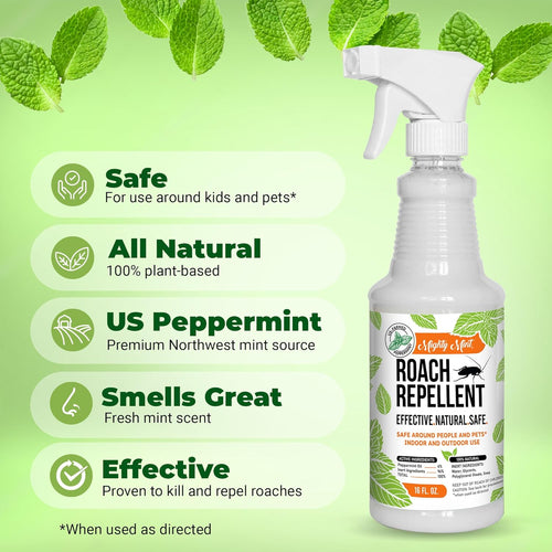 16oz Natural Peppermint Oil Cockroach Repellent Spray O65903
