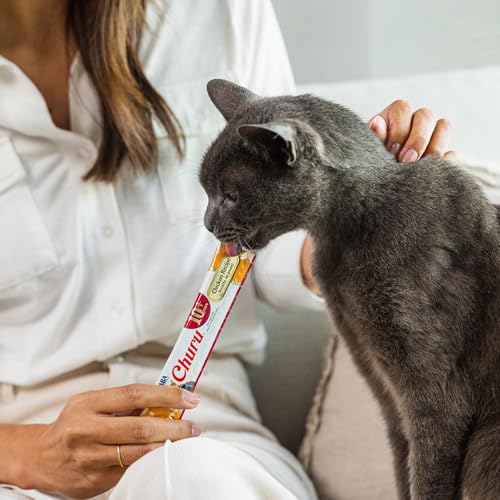 Creamy Lickable Cat Treats, 0.5 Ounces Each, 40 Tubes, Tuna & Chicken Variety L98274