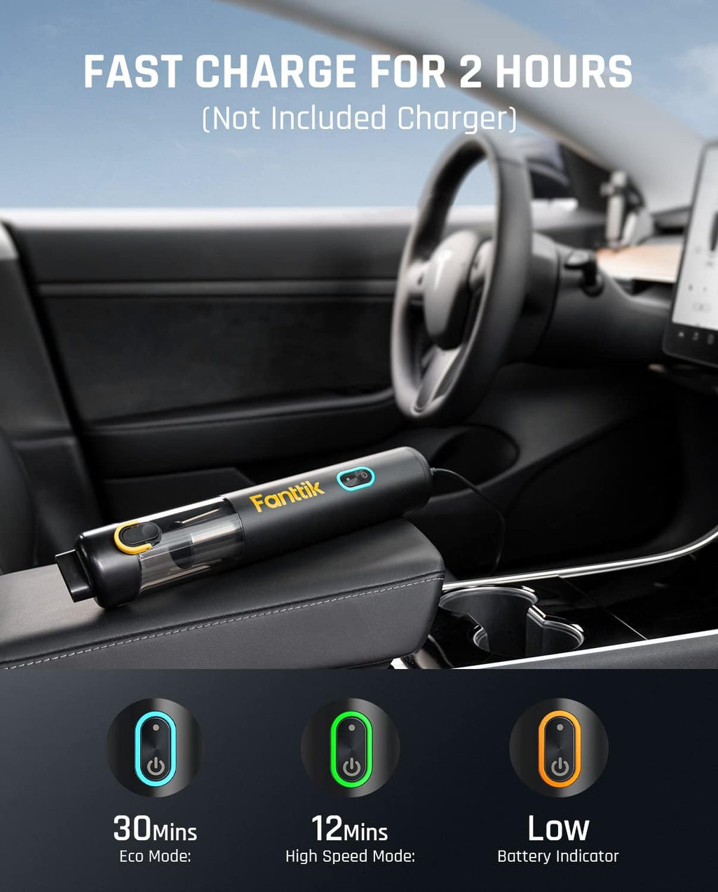 Cordless Car Vacuum & Cordless Screwdriver J7696