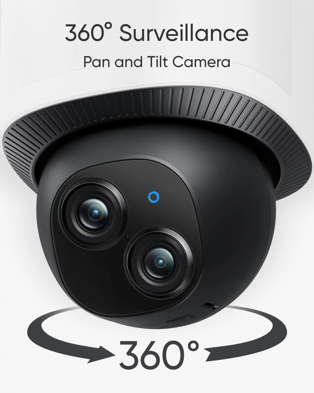 Dual Camera Floodlight Camera with 360° Pan and Tilt Q981