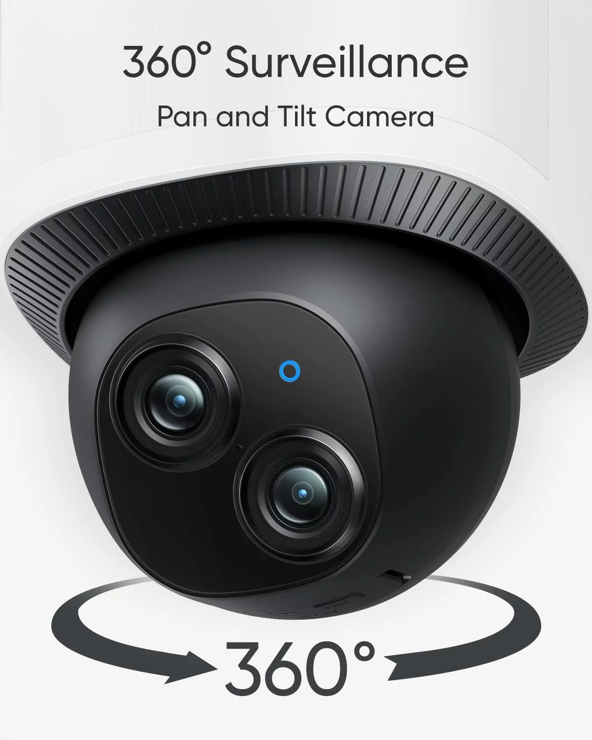 Dual Camera Floodlight Camera with 360° Pan and Tilt Q981