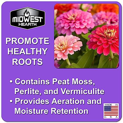 8 Dry Quarts Potting Soil Mix with Peat Moss, Vermiculite, Perlite U799961