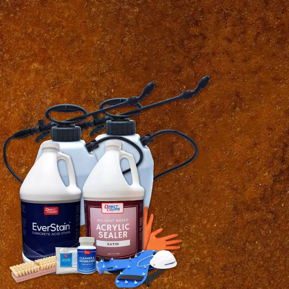 English Red Concrete Acid Stain Kit L28058