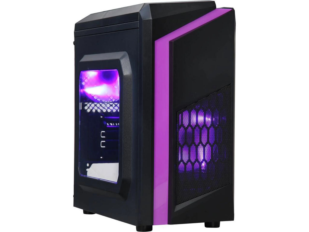 Black SPCC Micro ATX Mini Tower Computer Case Z300