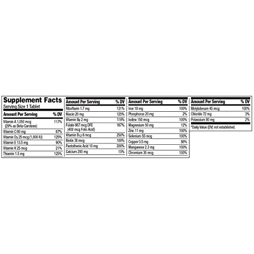 Gluten Free Non-GMO Multivitamin Supplement - 200 Count U648