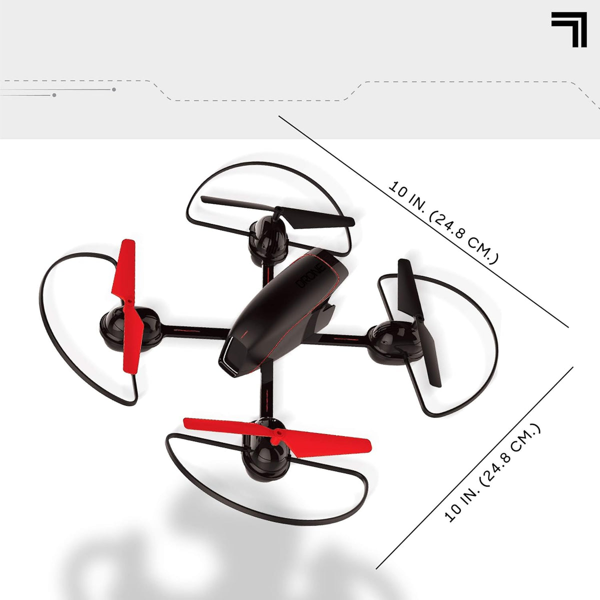 10” Drone with Camera, LED Lights, Rechargeable Battery R951