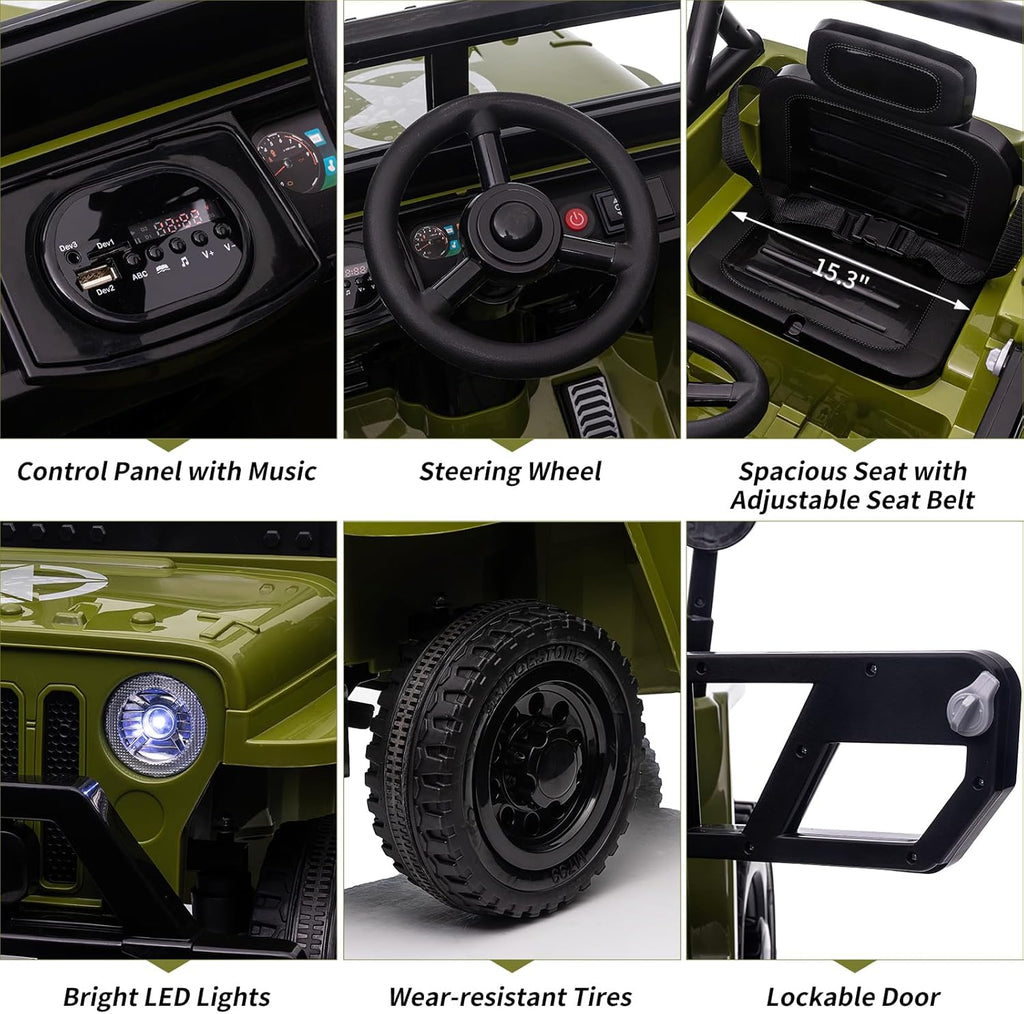 12V Electric Ride on Car with Remote Control T32737