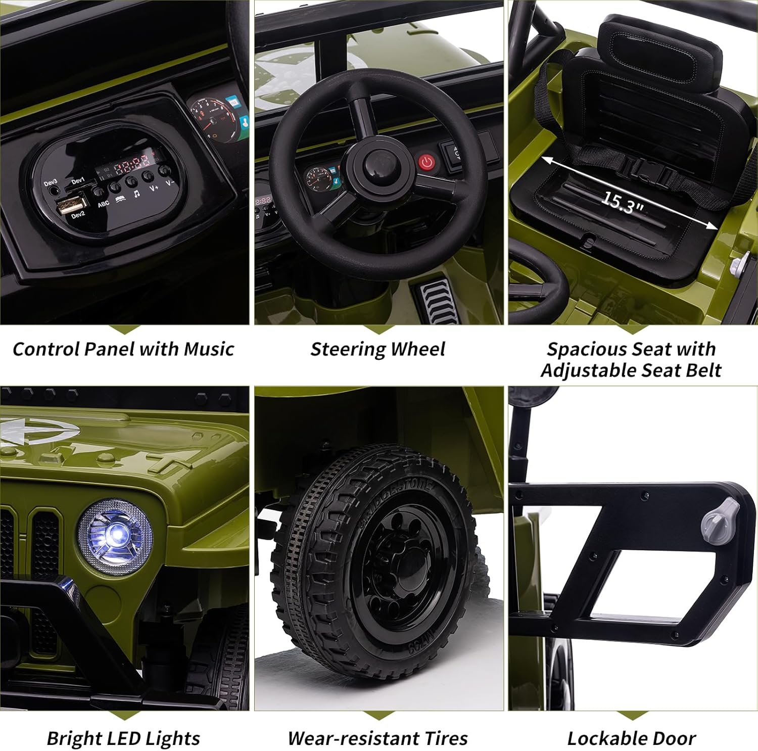 12V Electric Ride on Car with Remote Control T32737