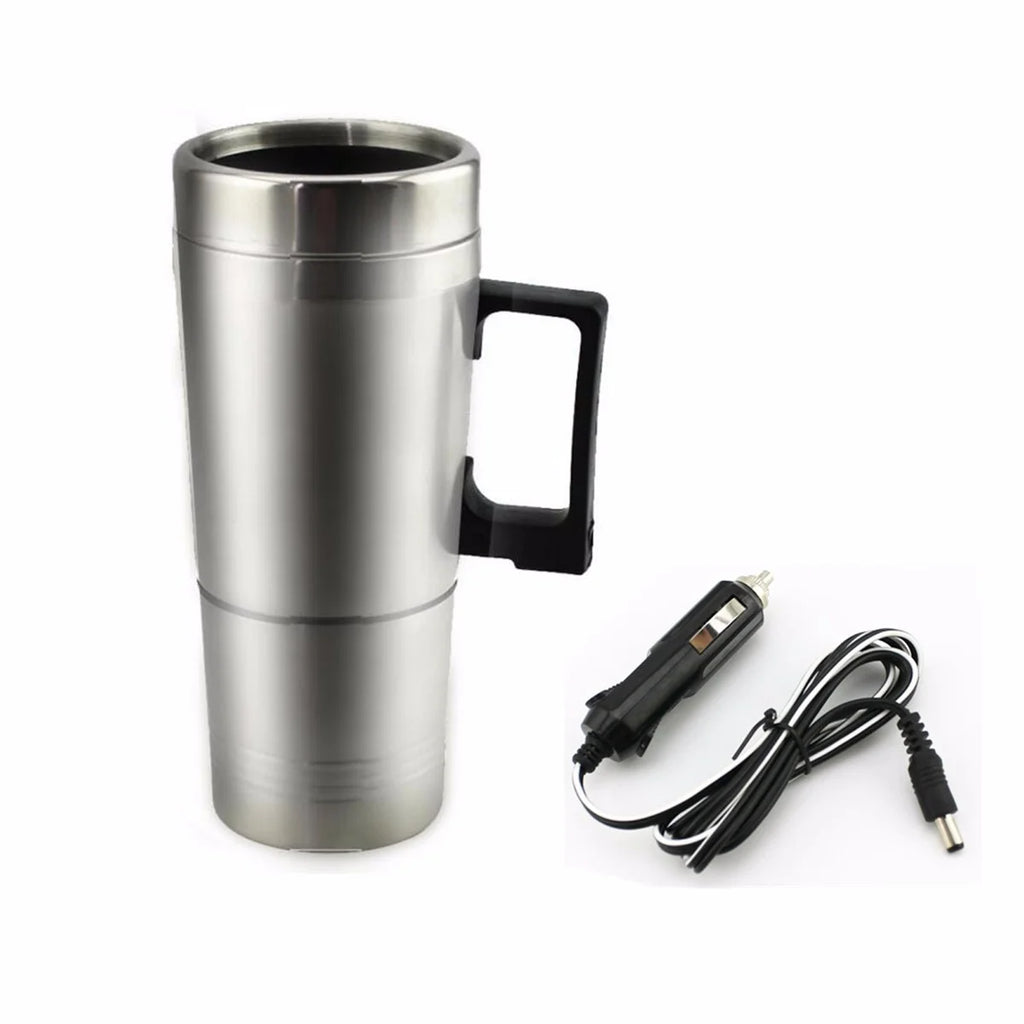 Stainless Steel 500ml Car Heating Cup with Anti-Spill Lid W194