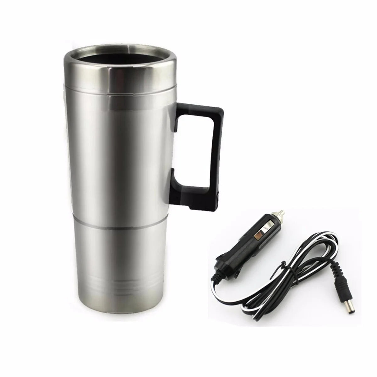 Stainless Steel 500ml Car Heating Cup with Anti-Spill Lid W194