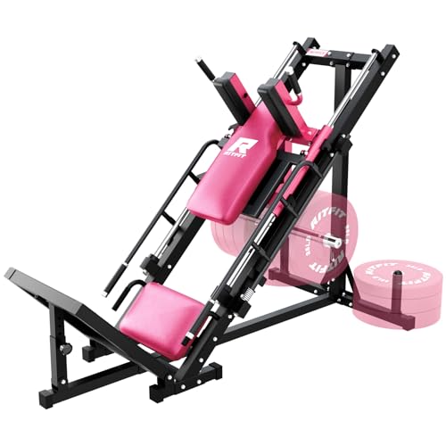 Adjustable Leg Press Hack Squat Machine with Linear Bearing Z2185