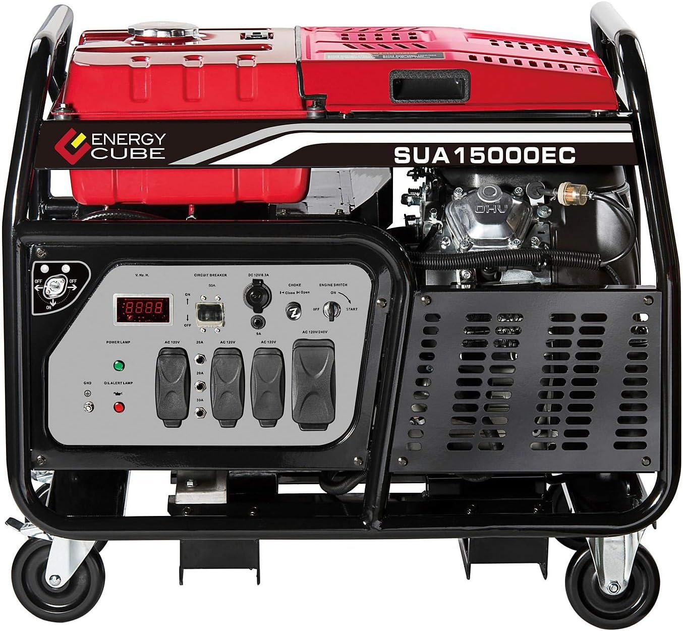 6000 Watt Portable Generator Gas Propane Powered Electric Start R9624